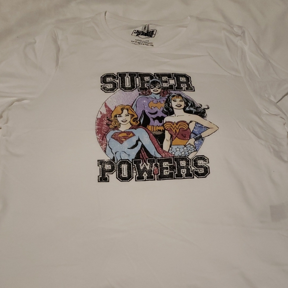 Only White Justice League T-Shirt